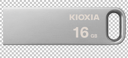 Kioxia silver usb png image
