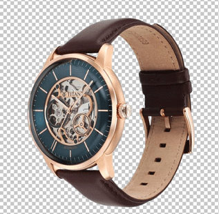 Titan brown colour wristwatch png image
