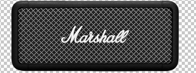 Black Marshall Emberton speaker png image