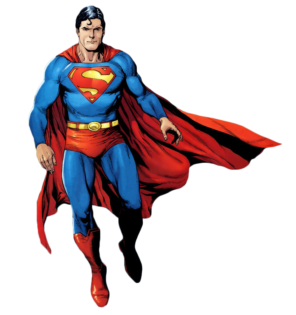 Cartoon Superman Flying PNG image | OngPng
