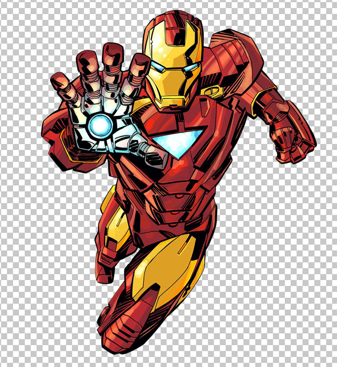 Cartoon Iron Man png image