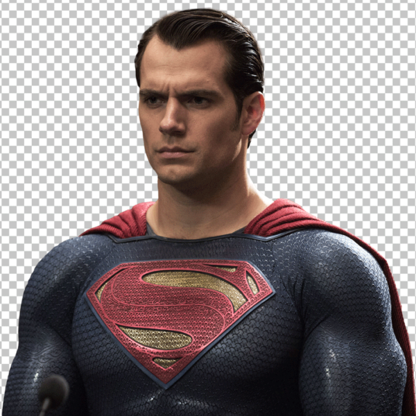 Superman serious face png image