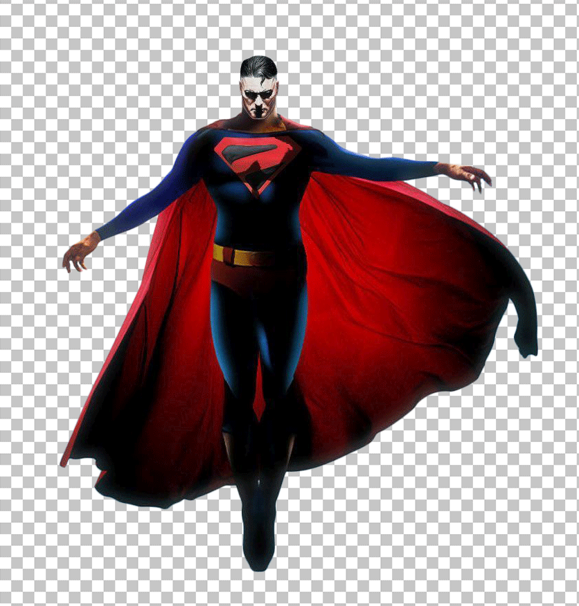 Superman Flying PNG image