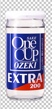 Ozeki One Cup Extra Sake PNG Image