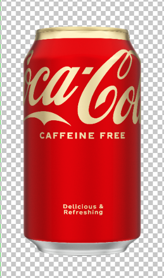 Coca-Cola Caffeine Free Can PNG Image