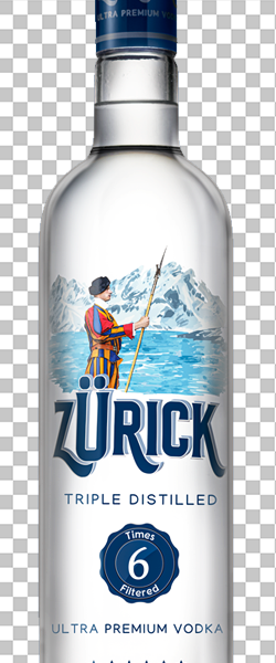 Zurick Vodka PNG Image