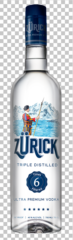 Zurick Vodka PNG Image