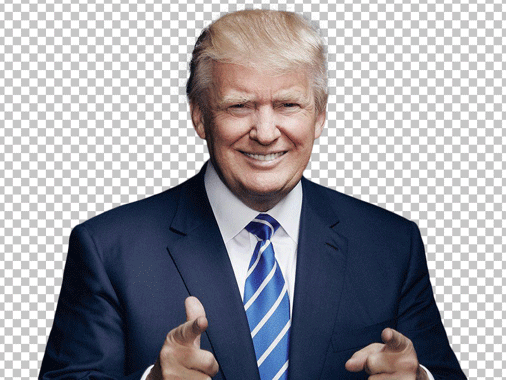 Donald Trump smiling png image