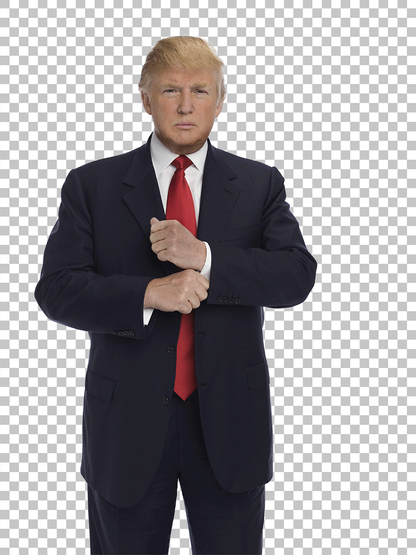 Donald Trump standing png image