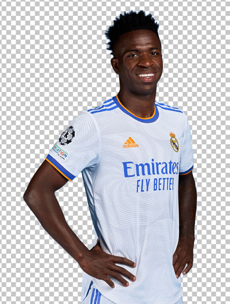 Real Madrid player Vinicius junior png image