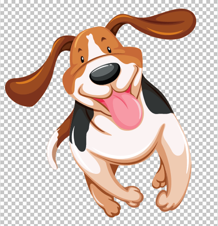 Happy Cartoon Dog png image