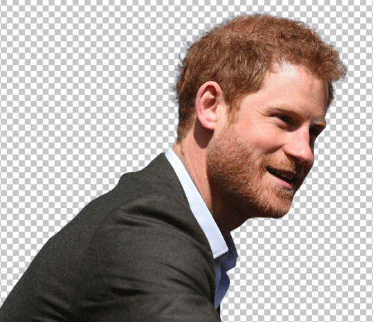 Prince Harry side look png image