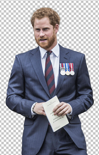 Prince Harry in suit png image