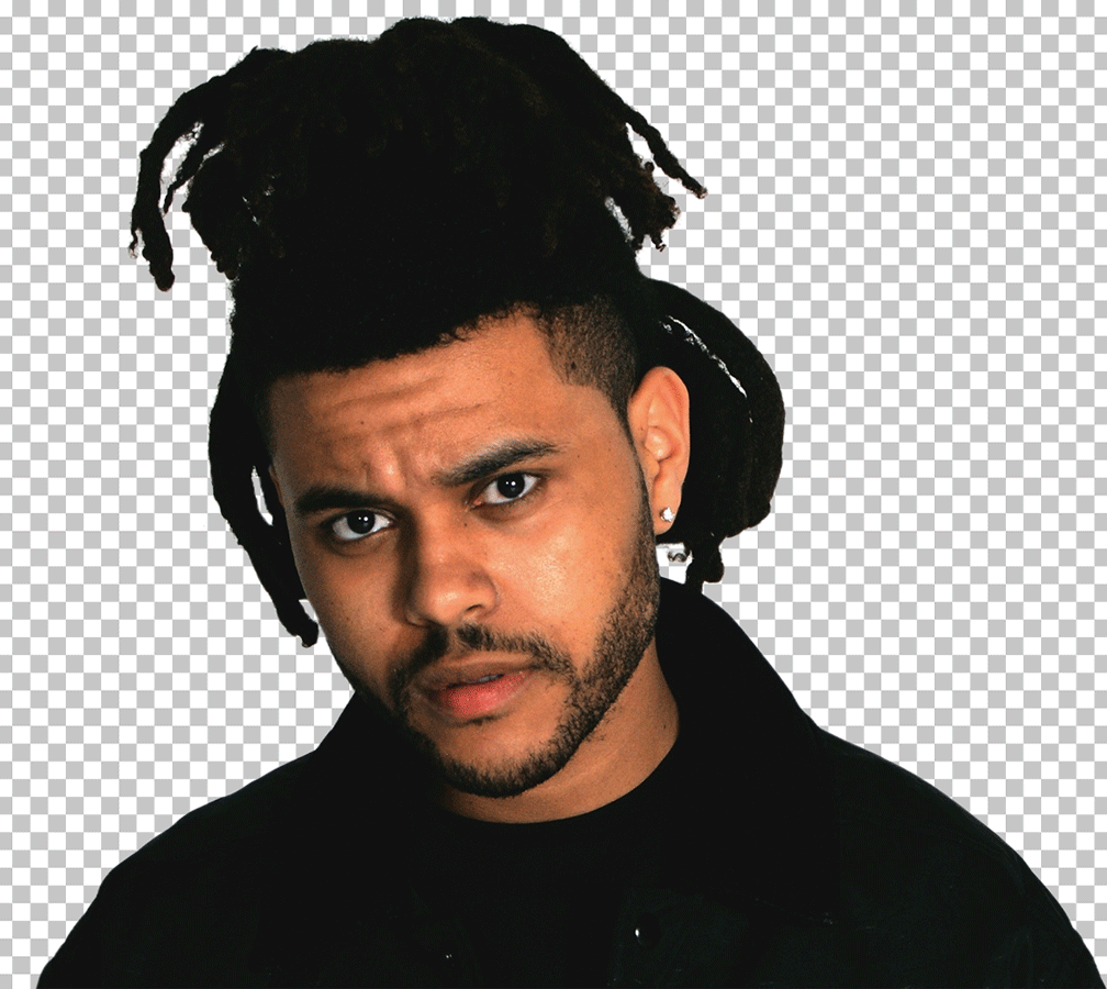 the weeknd staring with a dread locks hair png image