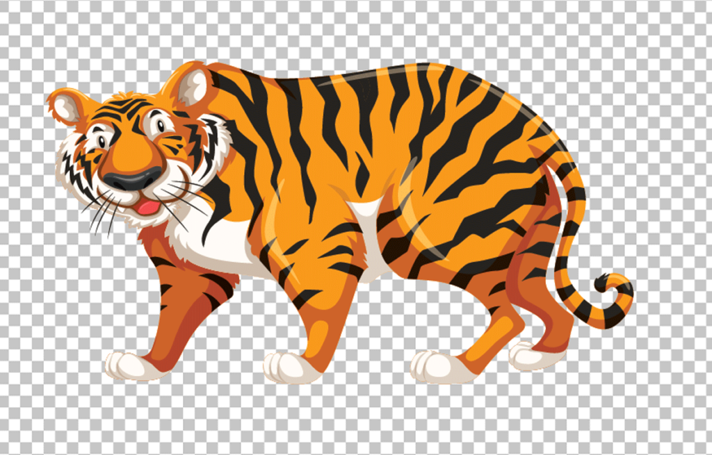 Cartoon Bengal Tiger png image