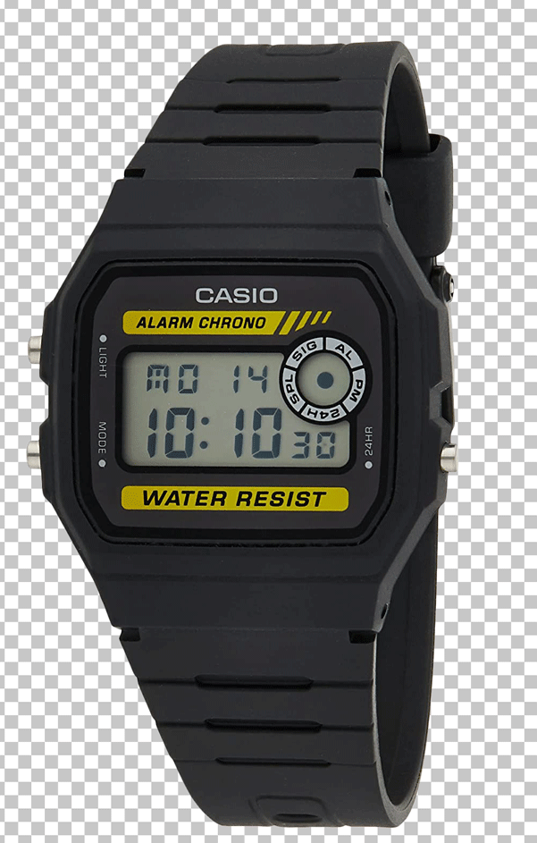 Casio alarm chrono watch png image