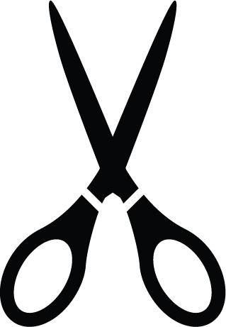Black Scissors icon png image
