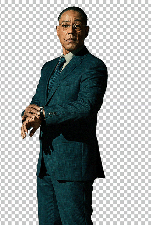 Giancarlo Esposito Standing wearing green suit and watch png image
