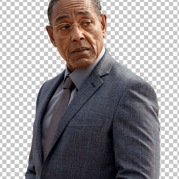 Giancarlo Esposito side look and wearing suit png image