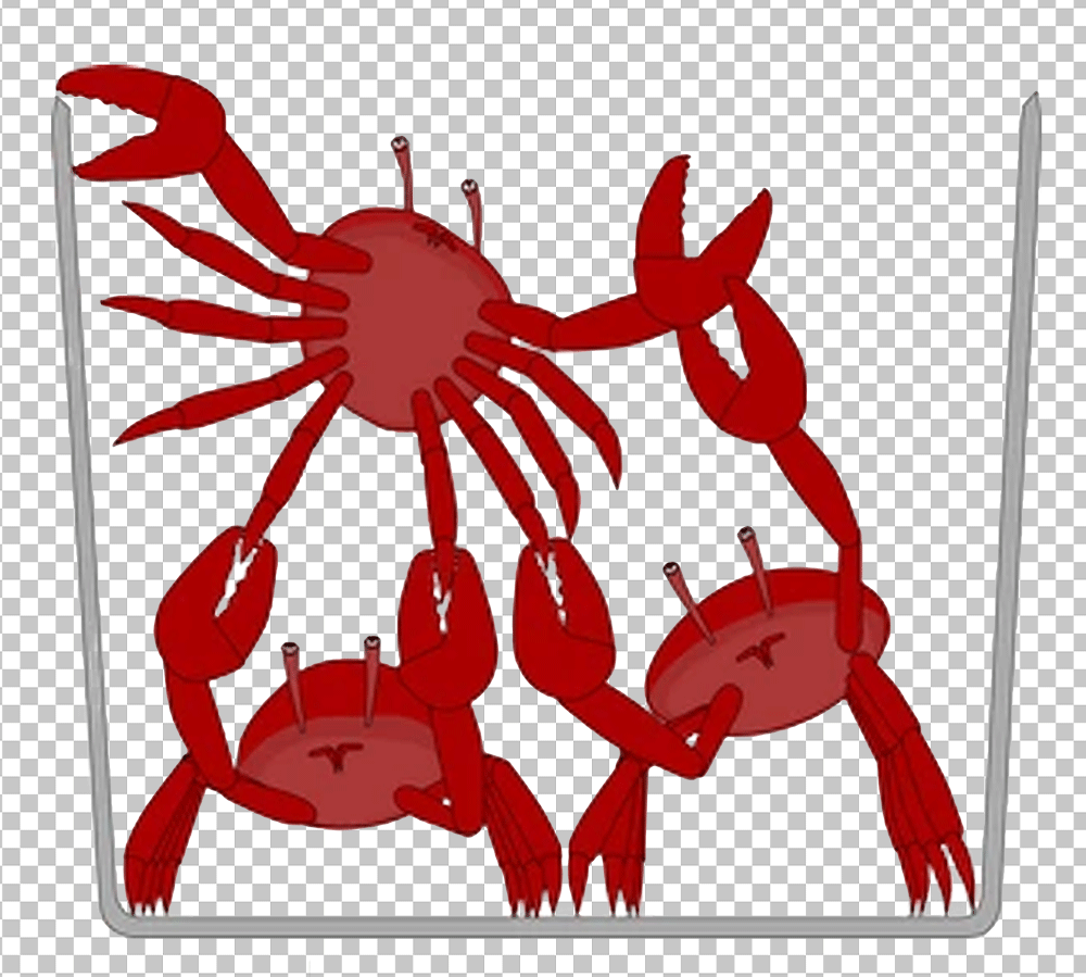 Crab Mentality, Group of red crab
