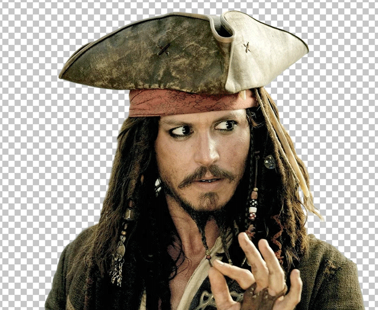 Johnny Depp-pirates of Caribbean png image