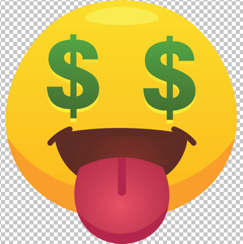 money eyes emoji png image