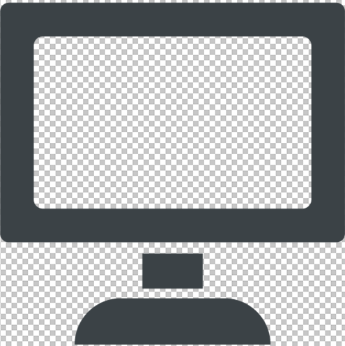 Black Monitor icon PNG image