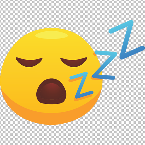 sleeping emoji png image