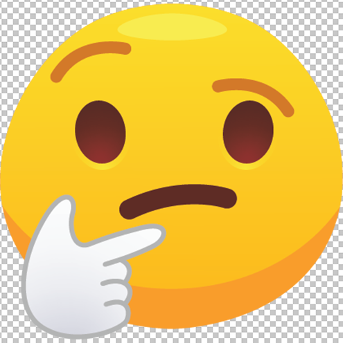 Fearful Face Emoji with red color on transparent background PNG - Similar  PNG