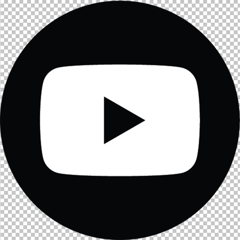 Black Youtube icon png image