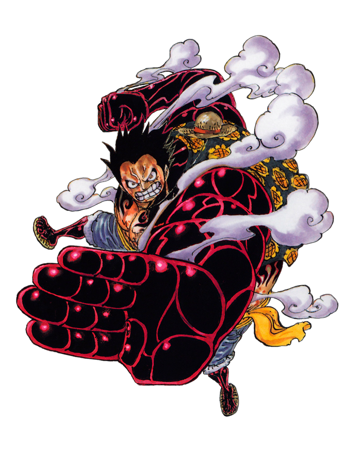 Kabuki Gear 4th Luffy Onepiece - Luffy Gear 4 Png,Luffy Png - free