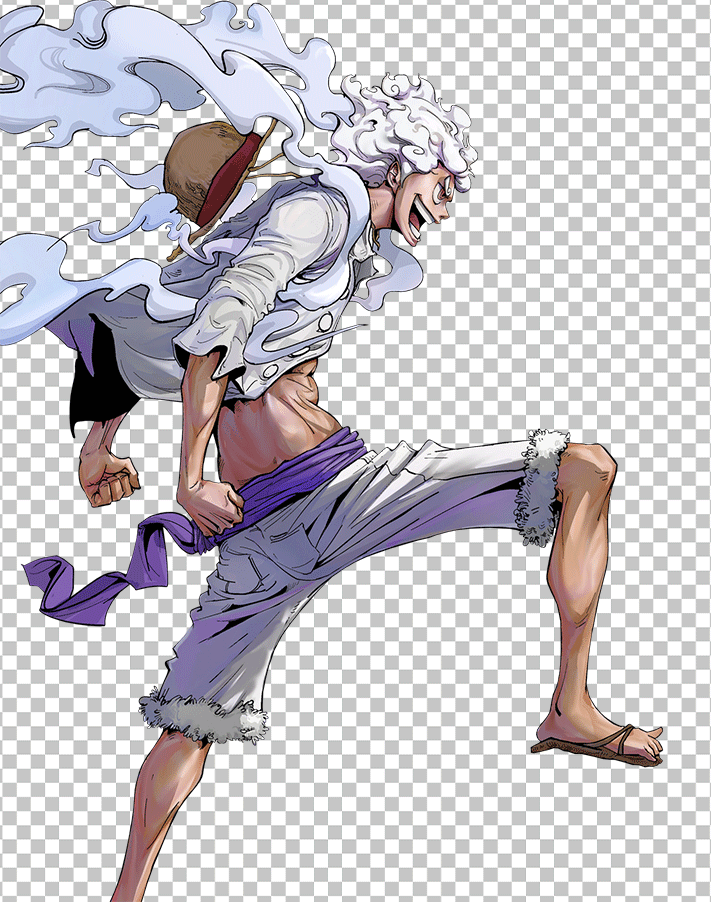 Luffy gear 5 PNG transparent Image