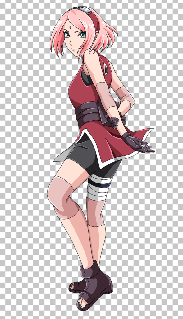 Sakura Haruno Standing PNG Image