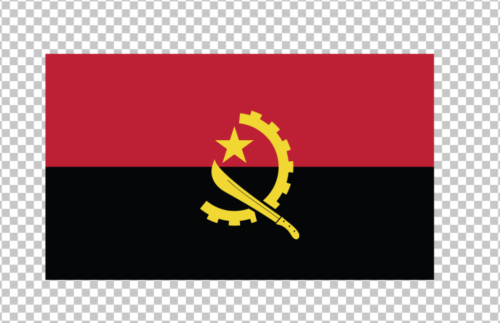 Flag of Angola PNG Image