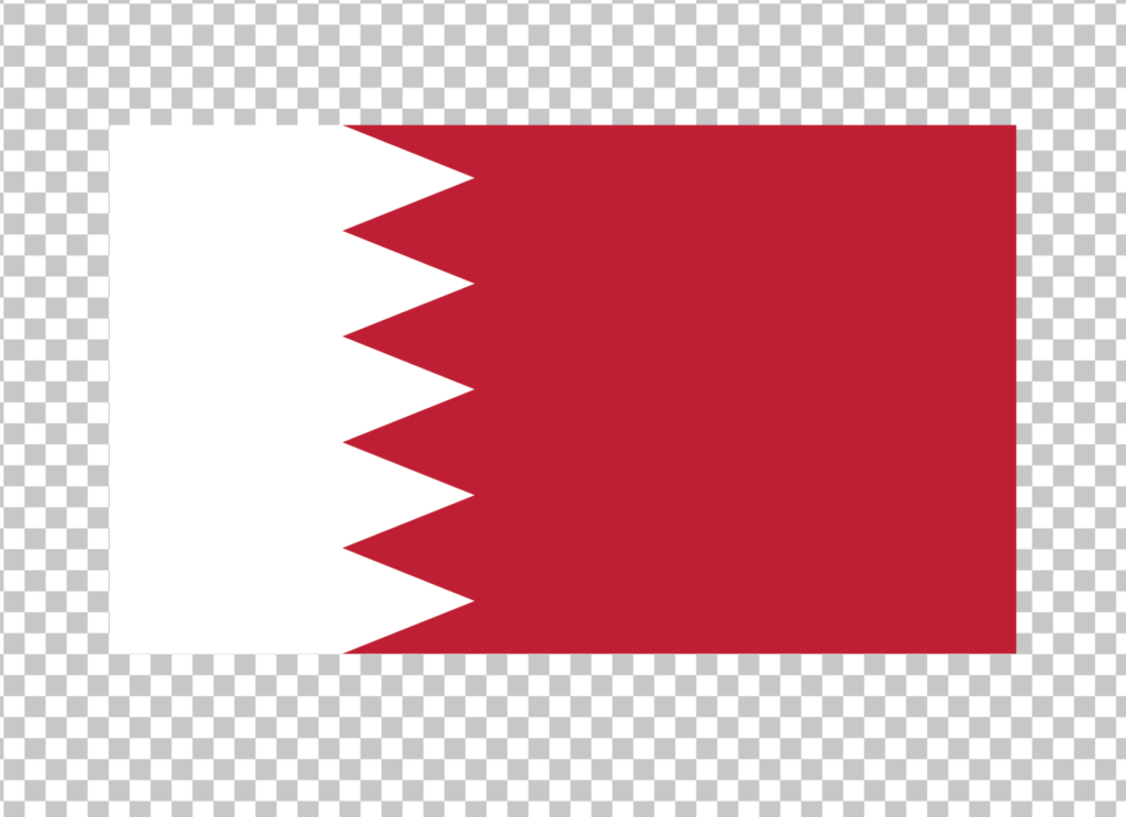 Flag of Bahrain PNG Image