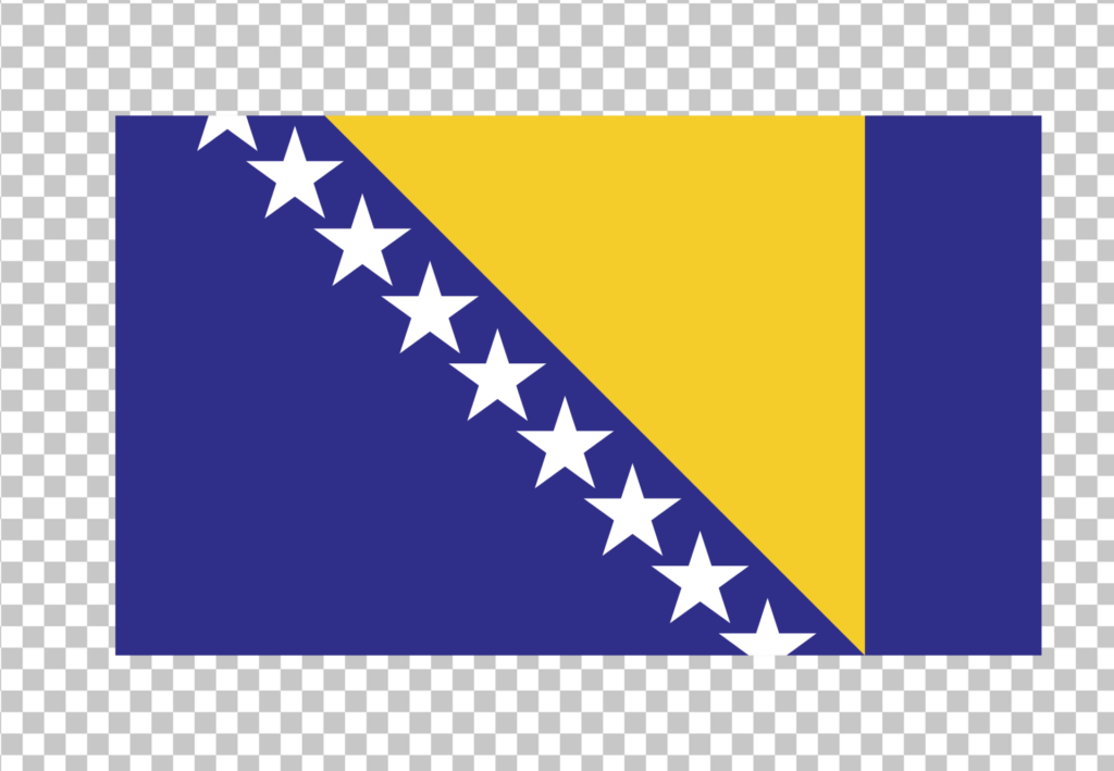 Flag of Bosnia and Herzegovina PNG image