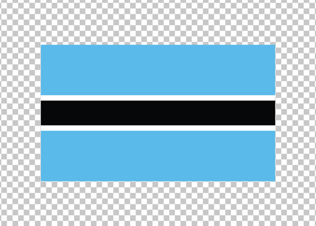 Botswana Flag PNG Image