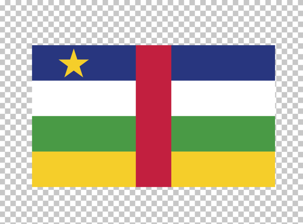 Flag of the Central African Republic PNG Image