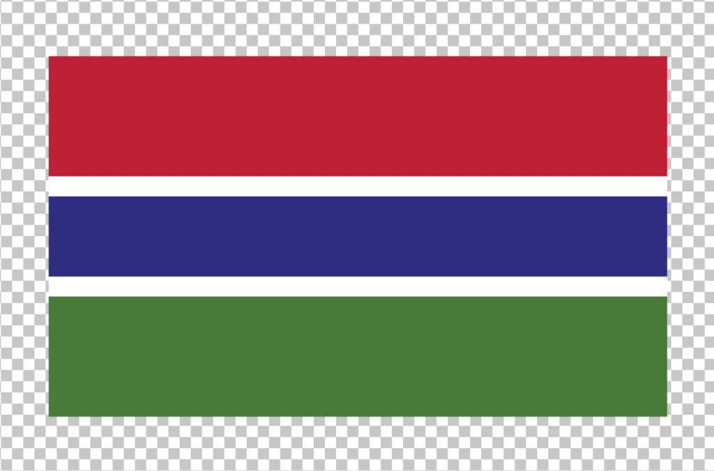 Flag of the Gambia PNG Image