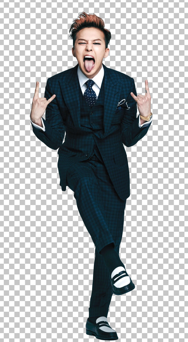 Kwon Ji-Yong in suit PNG Image