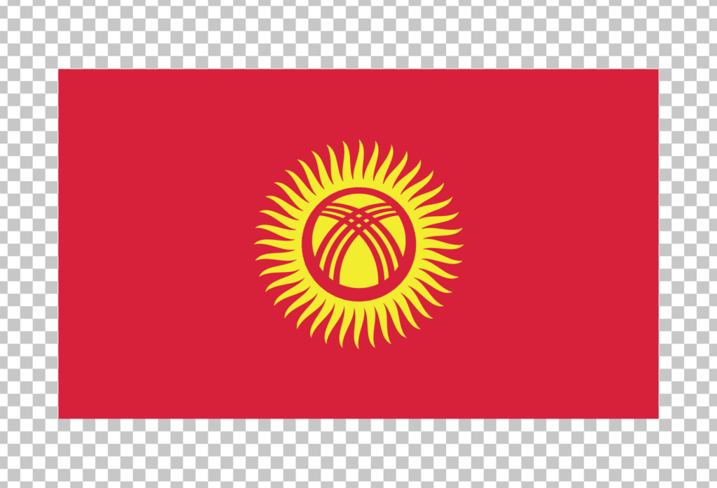 Kyrgyzstan Flag PNG