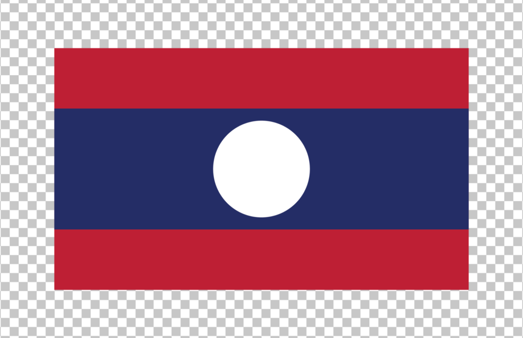 Flag of Laos PNG Image