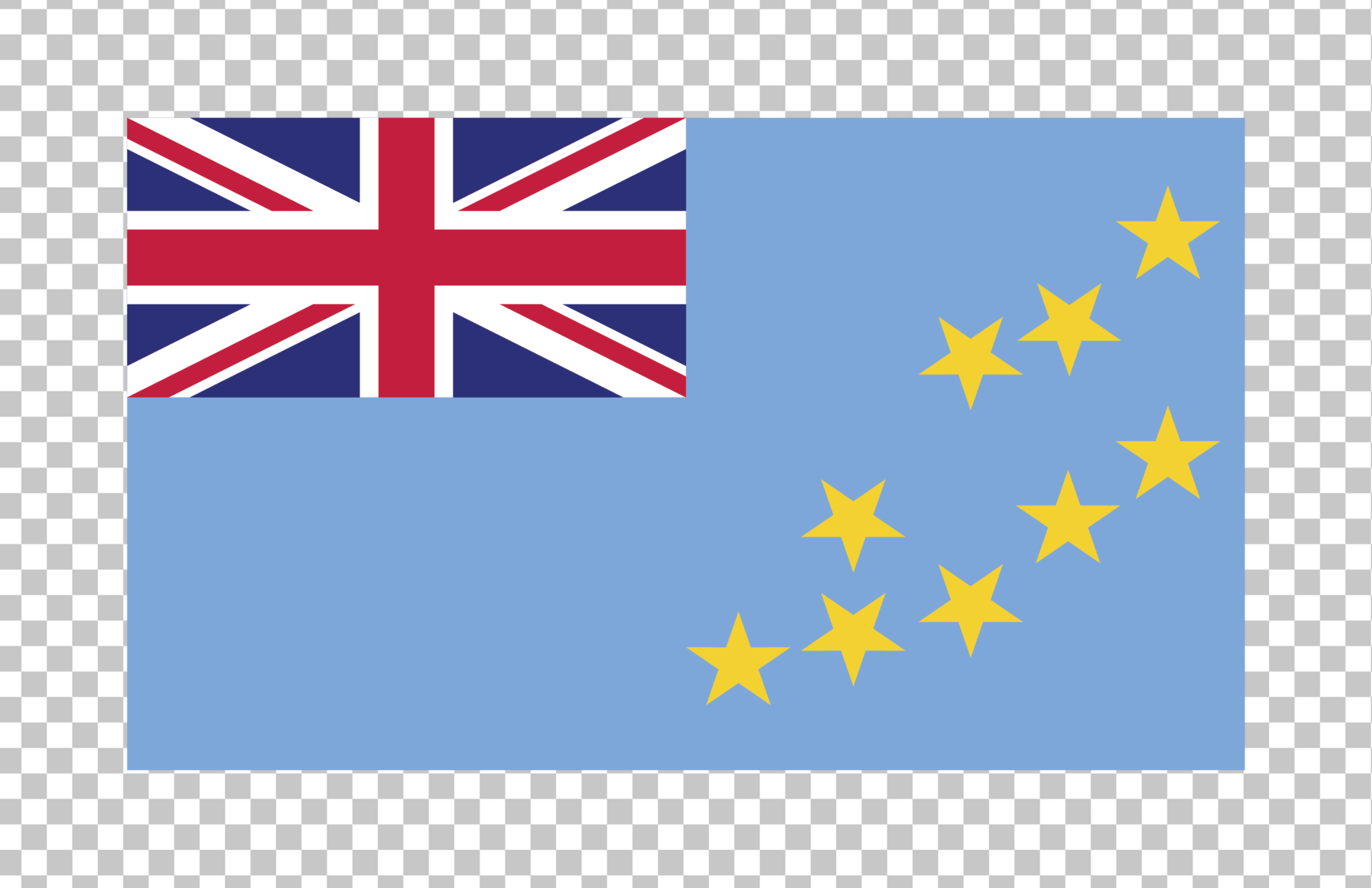 Flag of Tuvalu PNG Image