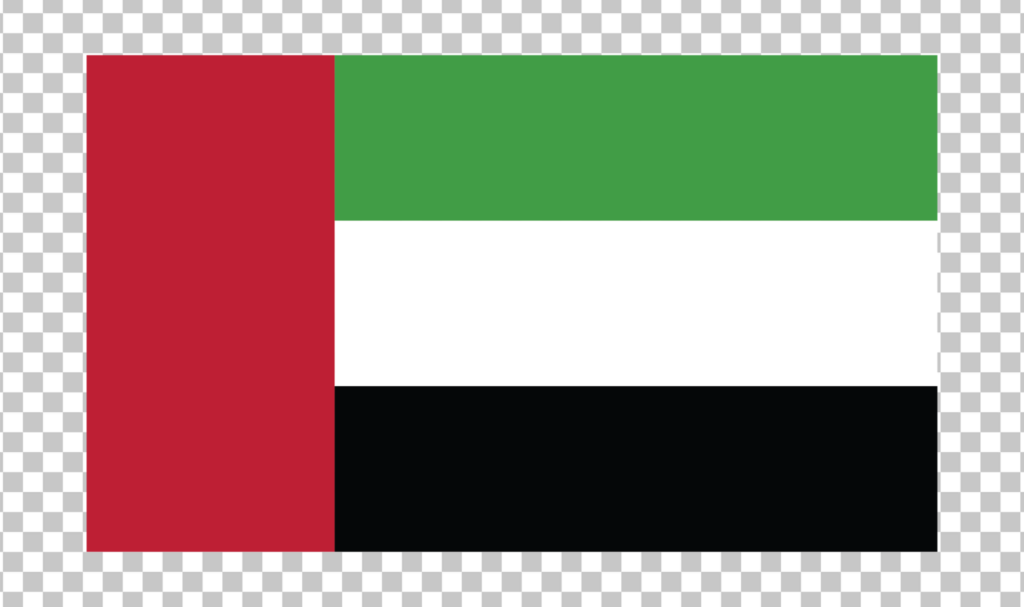 Flag of the United Arab Emirates PNG Image