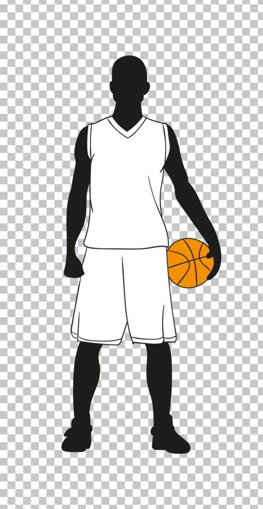 Basketball Player illustration PNG image