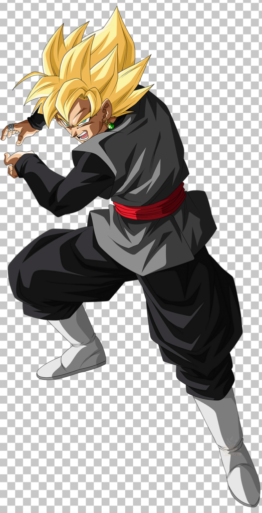 Black Goku Kamehameha PNG Image