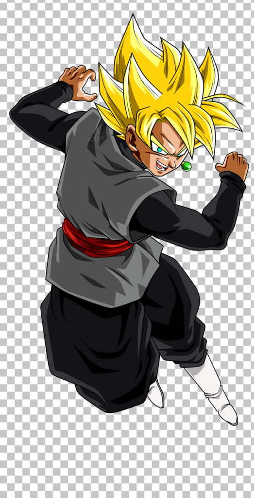 Black Goku super Saiyan PNG image