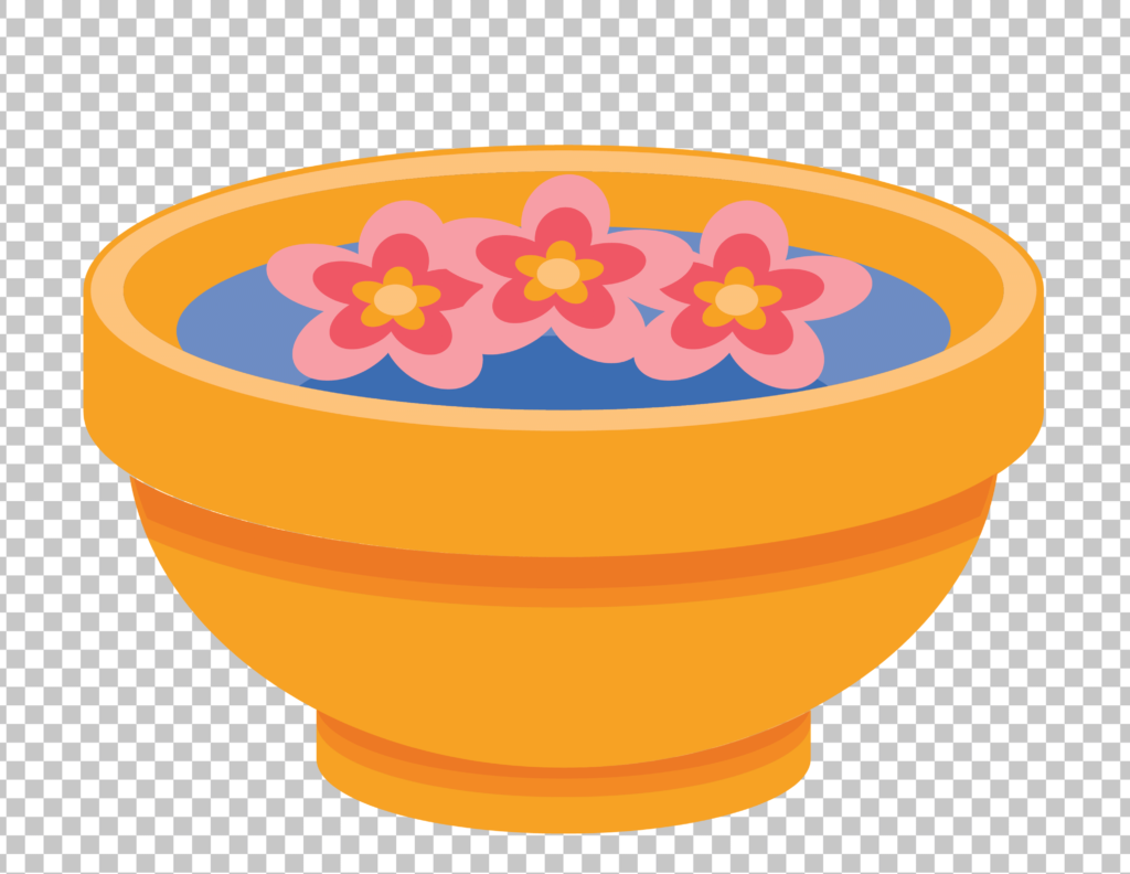 Flower on a Pot Vector PNG image