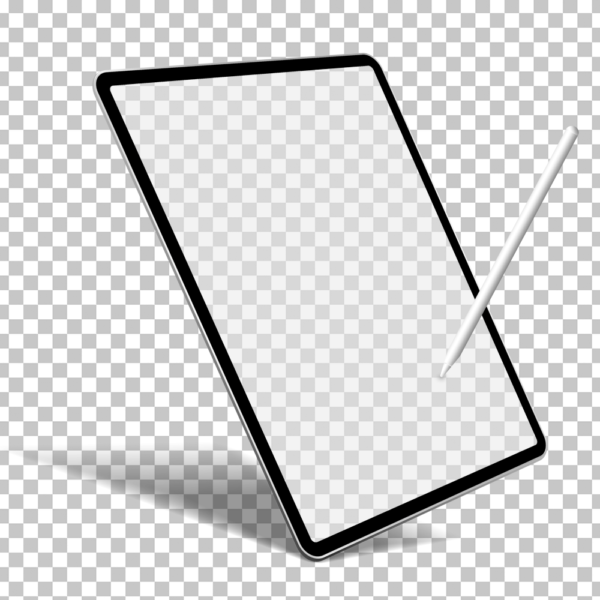 Tablet with Pen Mockup for Marketing and Design