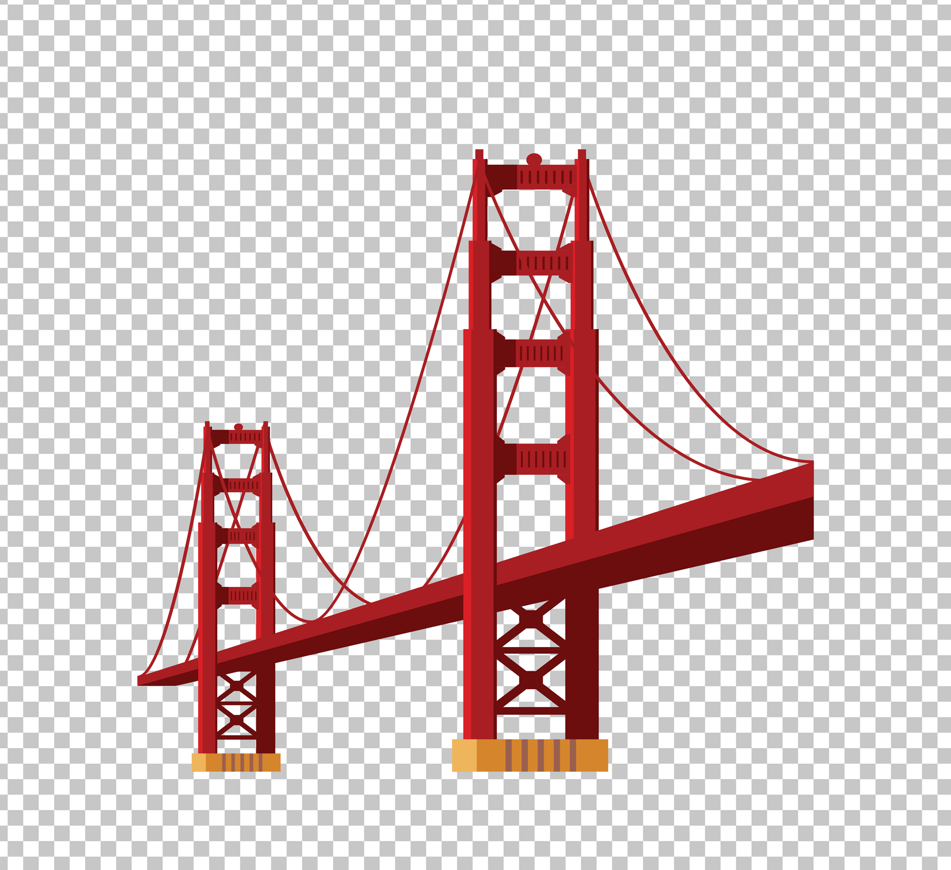 San Francisco bridge PNG Image